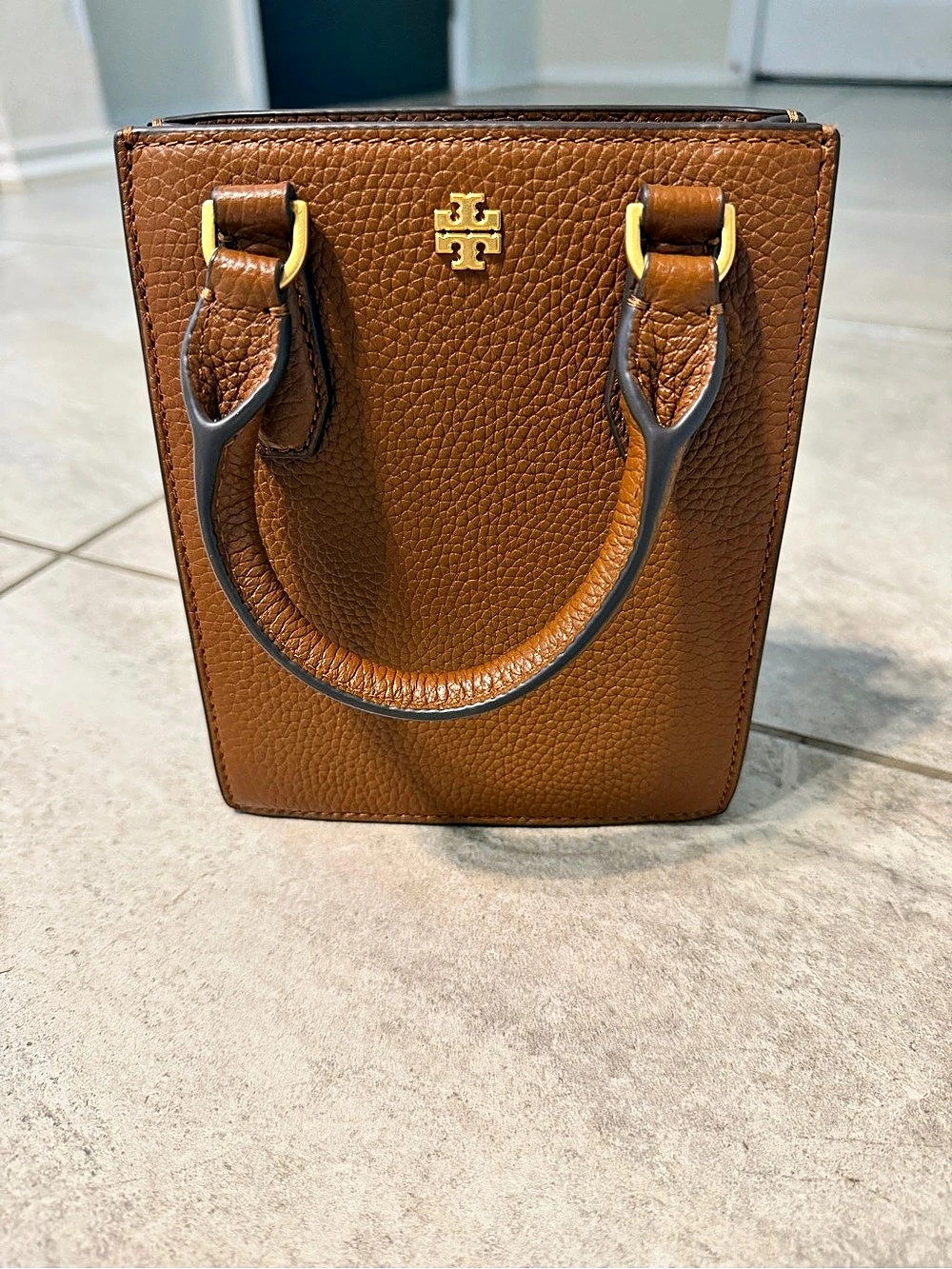 Tory Burch Mini Perry Tote Bag in Brown